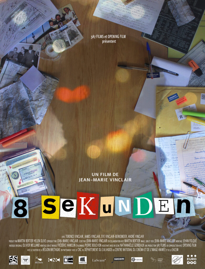 Affiche du film 8 Sekunden (2025) réalisé par Jean-Marie Vinclair