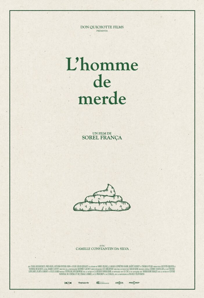 Affiche du film L’homme de merde (2024) réalisé par Sorel França